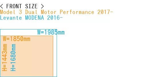 #Model 3 Dual Motor Performance 2017- + Levante MODENA 2016-